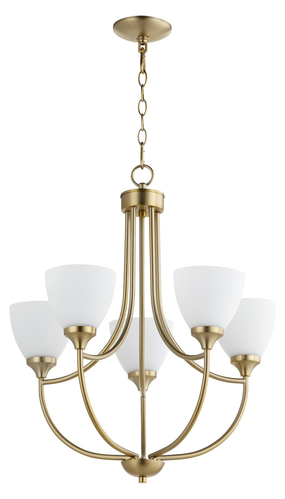 5Lt Chand Aged Brass by Quorum