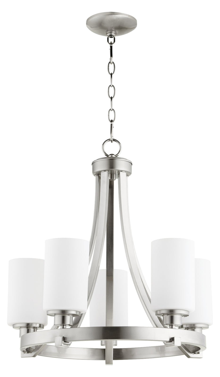 5Lt Chand Satin Nickel by Quorum