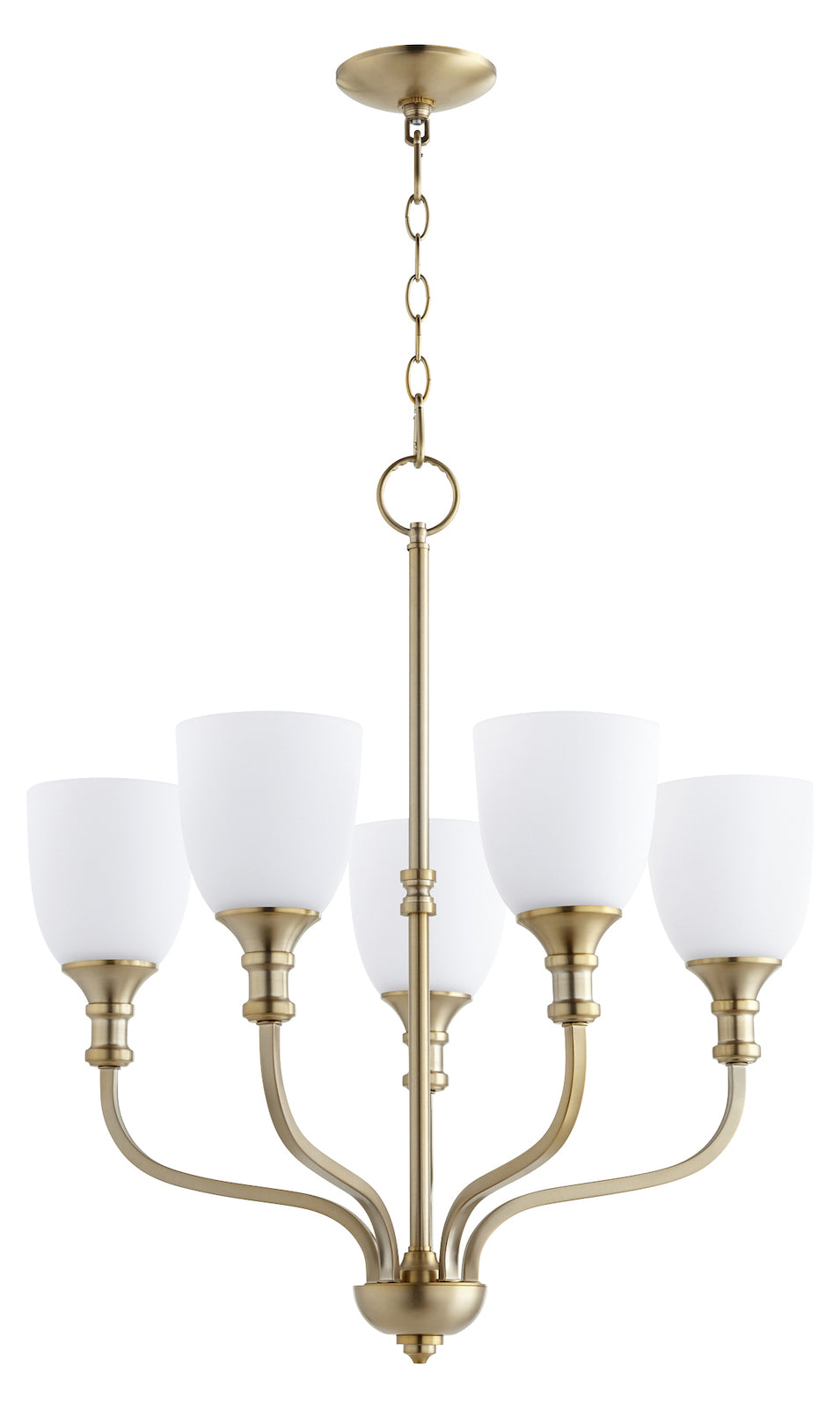 5Lt Chand Aged Brass by Quorum