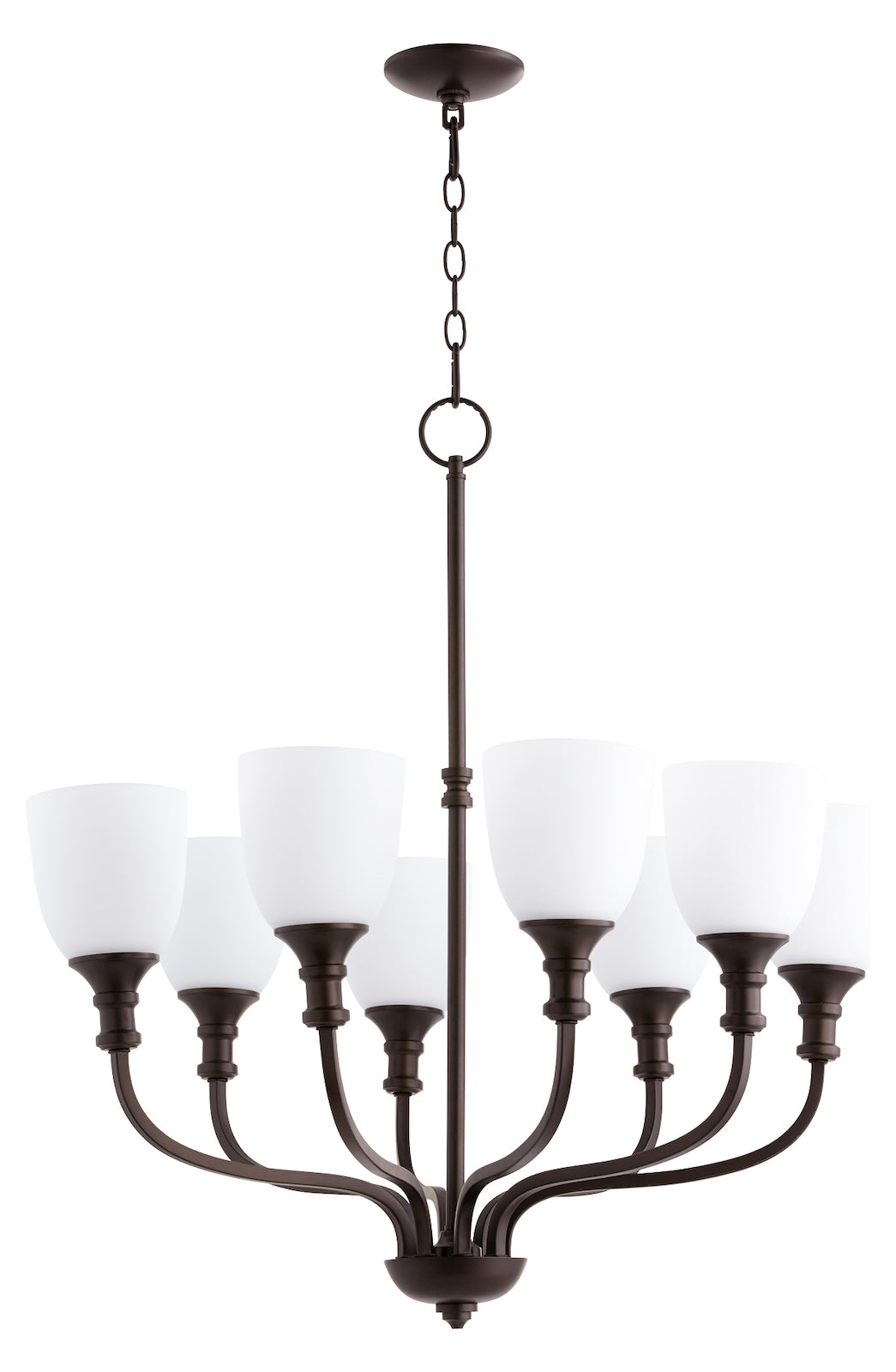 8Lt Chand Oiled Bronze by Quorum