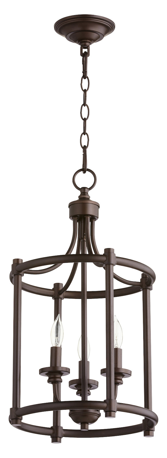 3Lt Entry Oiled Bronze by Quorum