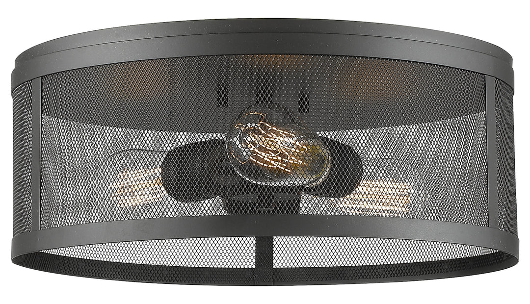 3 Light Flush Mount by Z-Lite