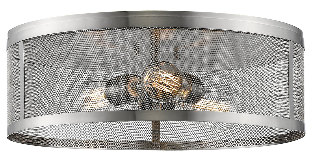 3 Light Flush Mount by Z-Lite