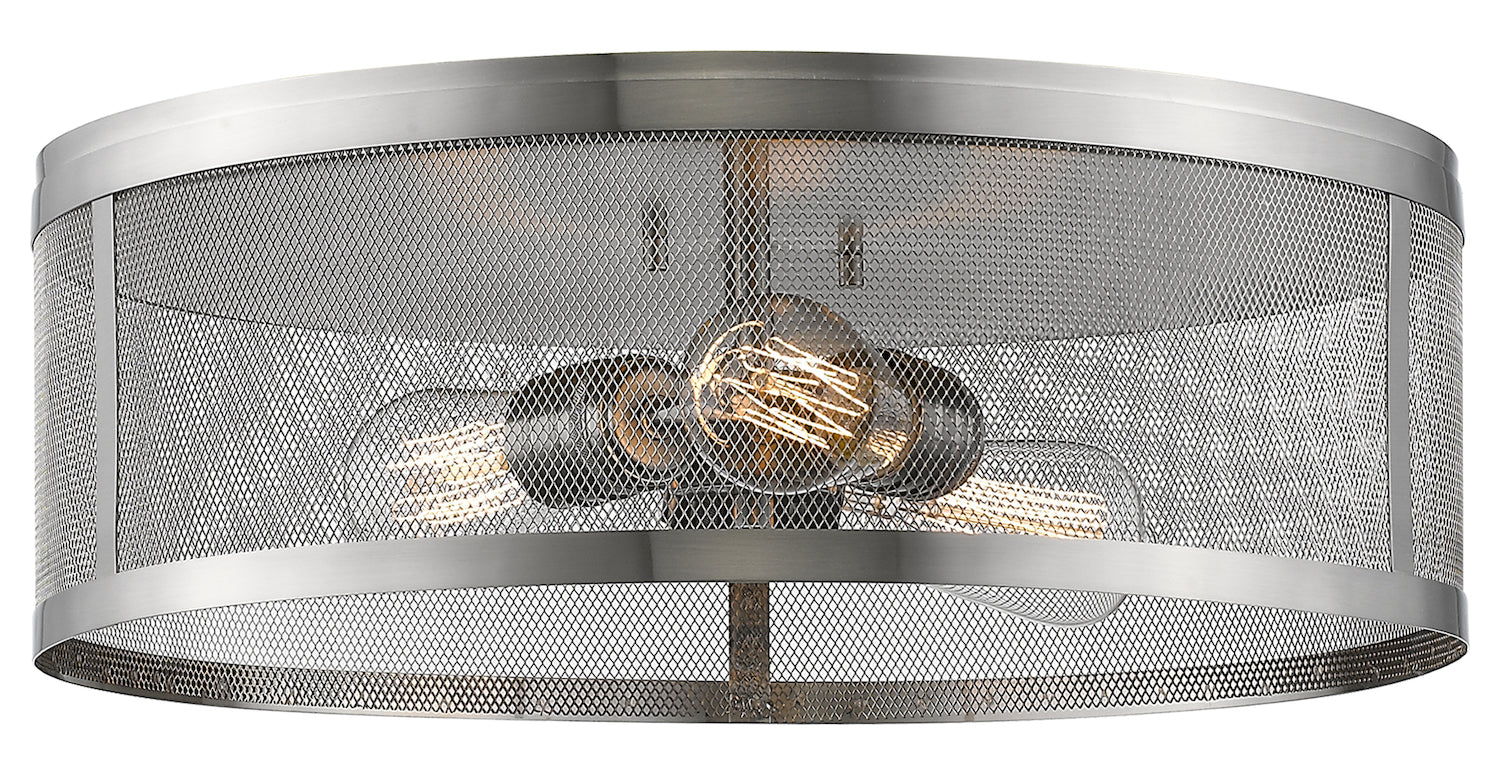 3 Light Flush Mount by Z-Lite