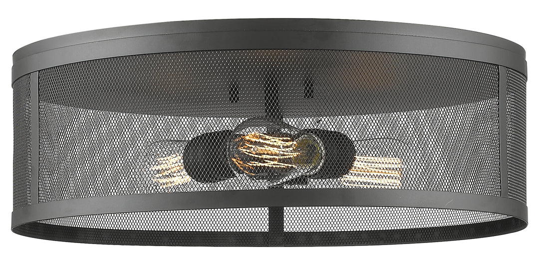 3 Light Flush Mount by Z-Lite