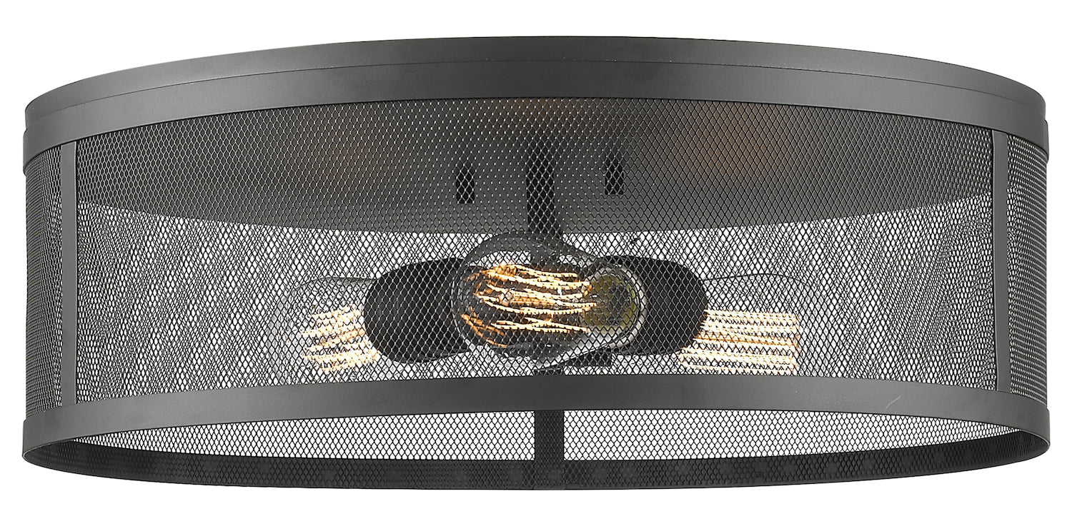 3 Light Flush Mount by Z-Lite