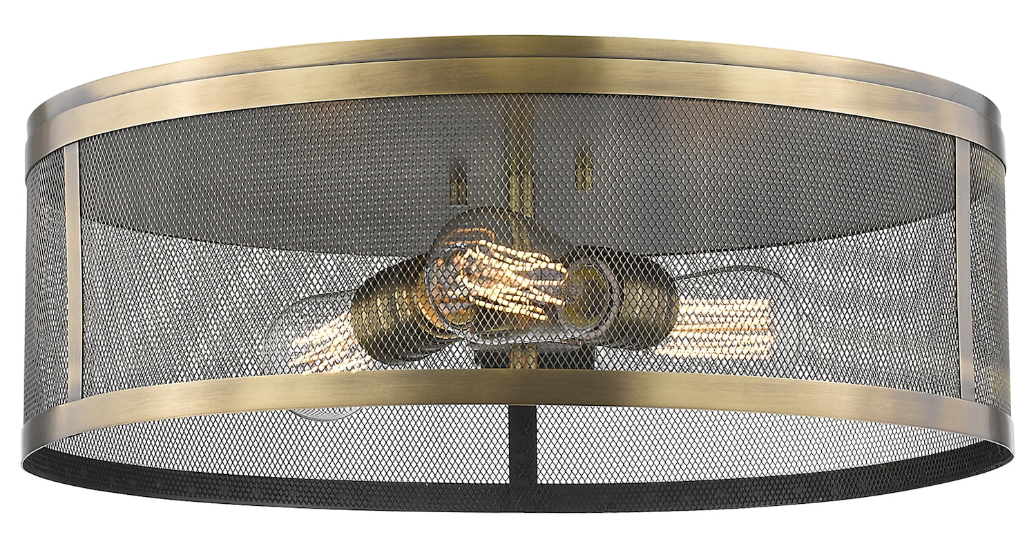 3 Light Flush Mount by Z-Lite