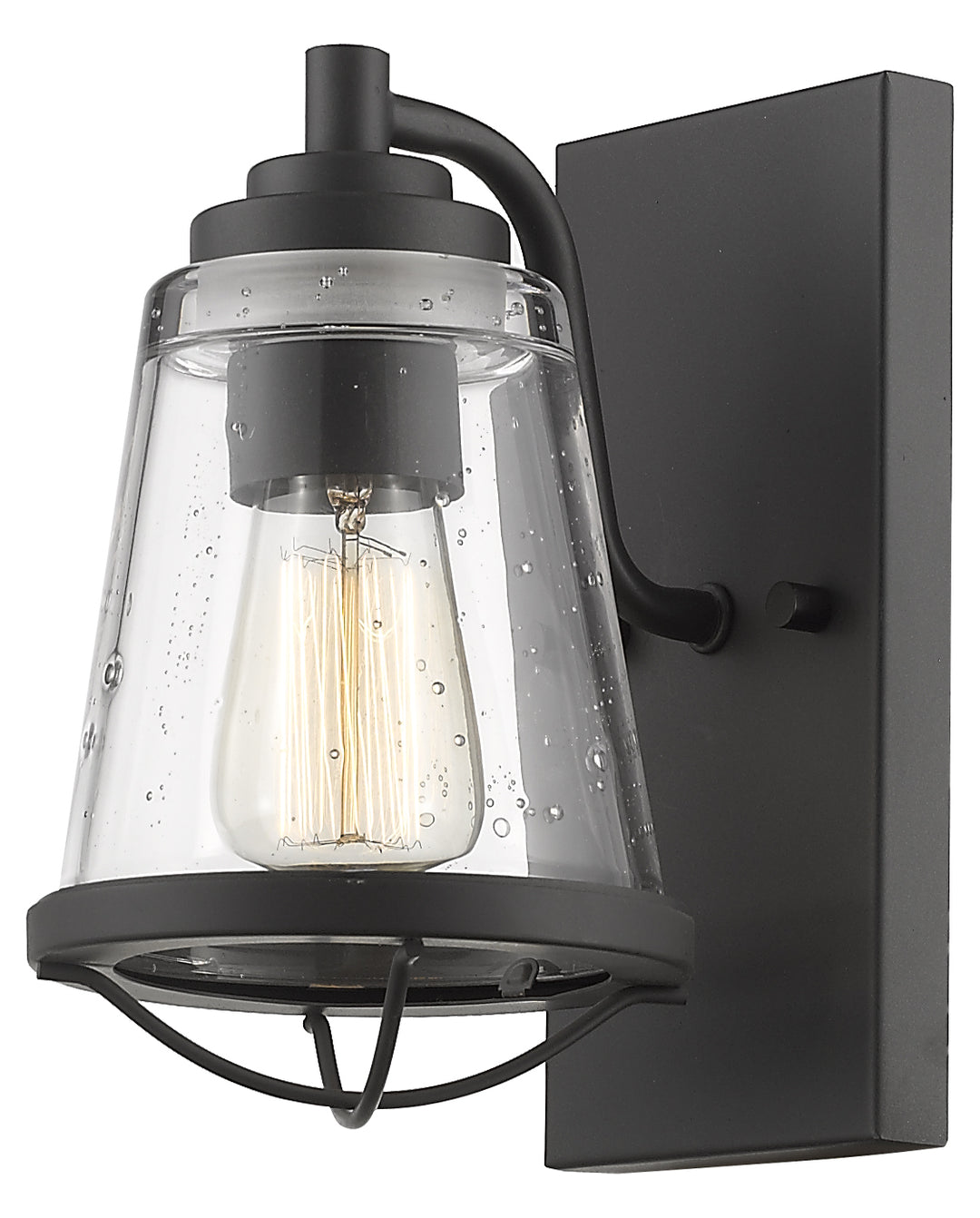 Bronze  Single Light 9-1/8in High Wall Sconce by Z-Lite