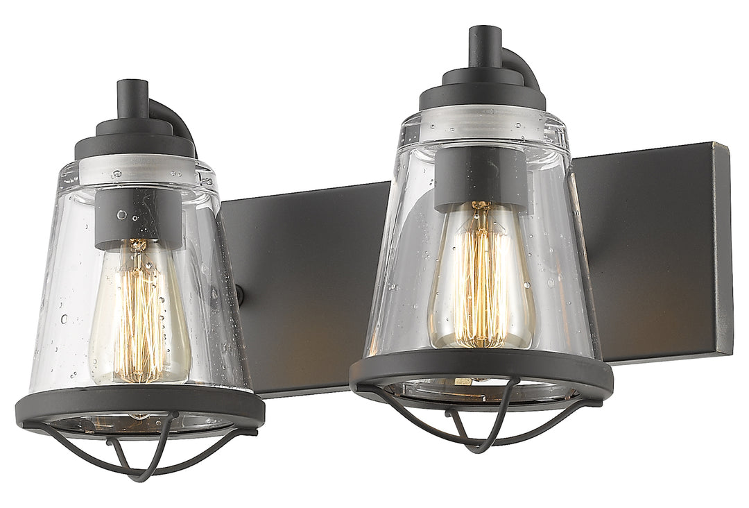 Bronze  2 Light 16in Wide Vanity Light by Z-Lite