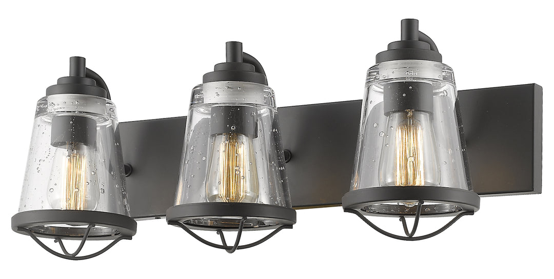 Bronze  3 Light 24in Wide Vanity Light by Z-Lite