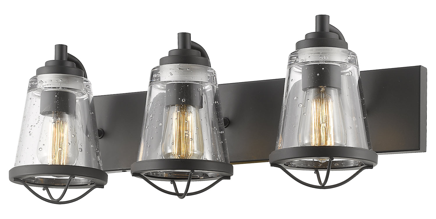 Bronze  3 Light 24in Wide Vanity Light by Z-Lite