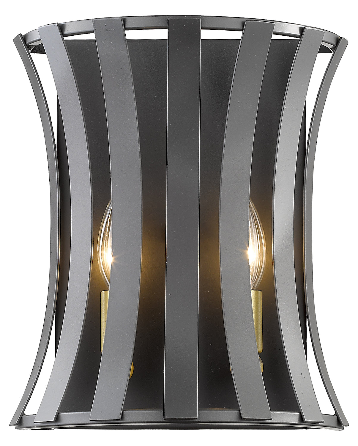 Bronze Gold  2 Light 10-1/2in Wide Wall Sconce by Z-Lite