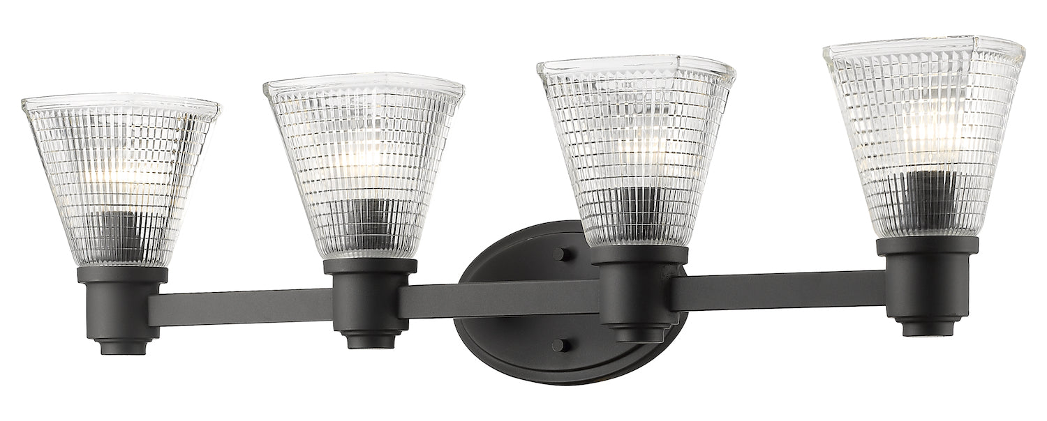 Bronze  4 Light 32-1/4in Wide Bathroom Vanity Light by Z-Lite