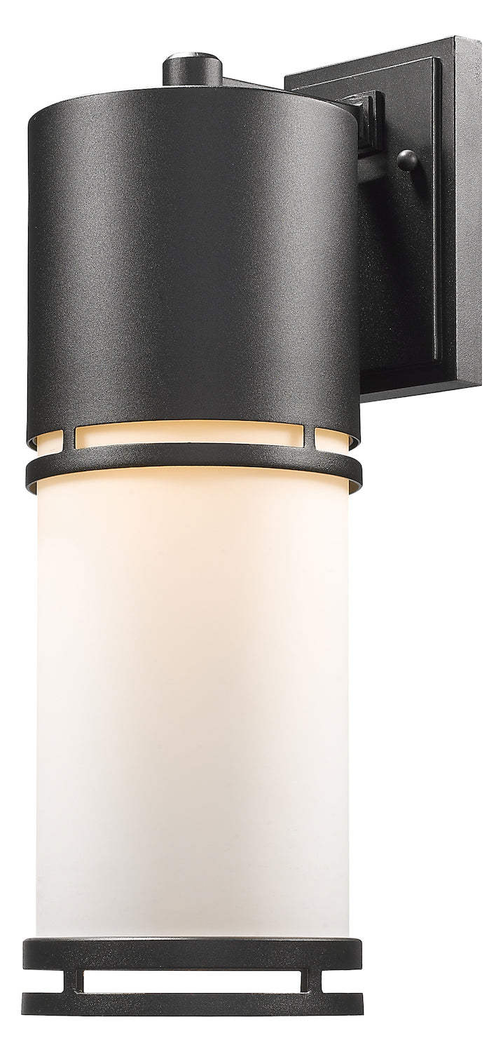 Black  Single Light 17-5/8in High Integrated LED Outdoor Wall Sconce by Z-Lite