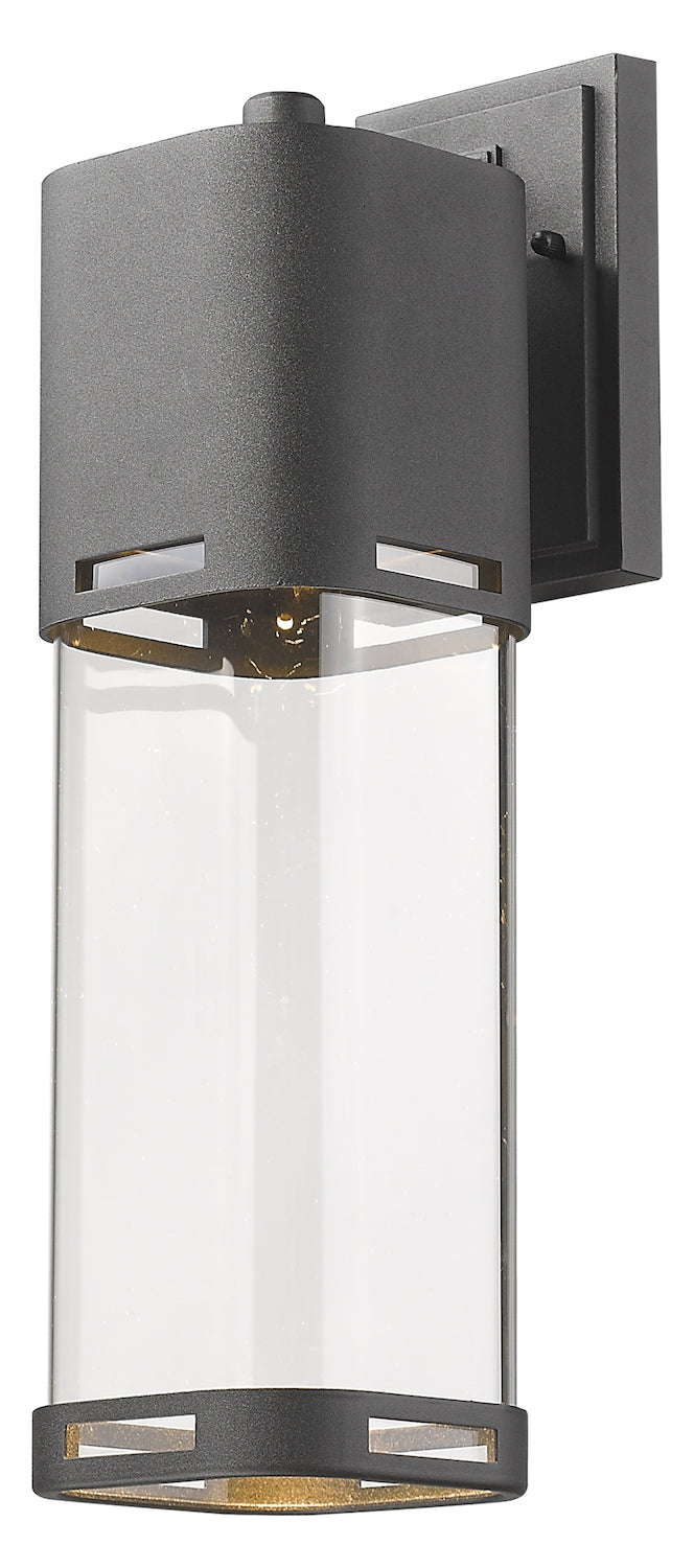 Black  17-5/8in Tall Integrated LED Outdoor Wall Sconce by Z-Lite
