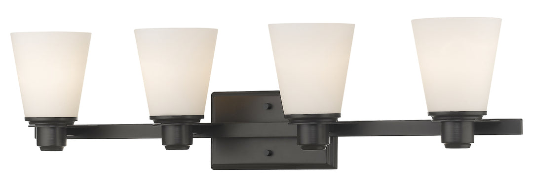 Bronze  4 Light 30-3/8in Wide Bathroom Vanity Light by Z-Lite