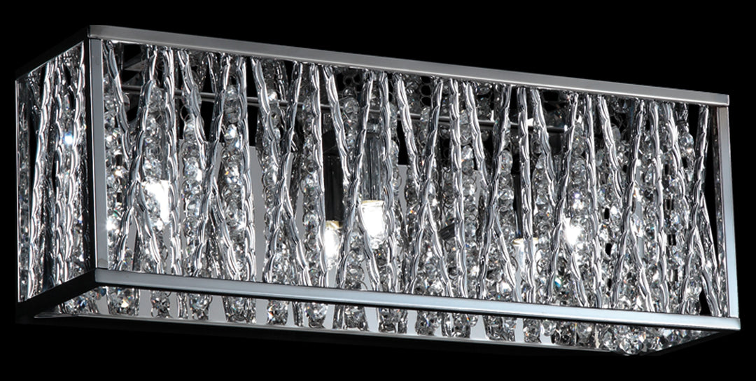 Chrome  3 Light 16-1/4in Wide LED Bathroom Vanity Light by Z-Lite
