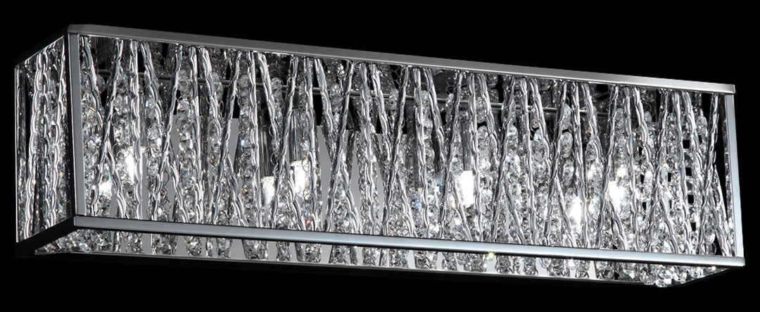 Chrome  4 Light 21-1/2in Wide LED Bathroom Vanity Light by Z-Lite
