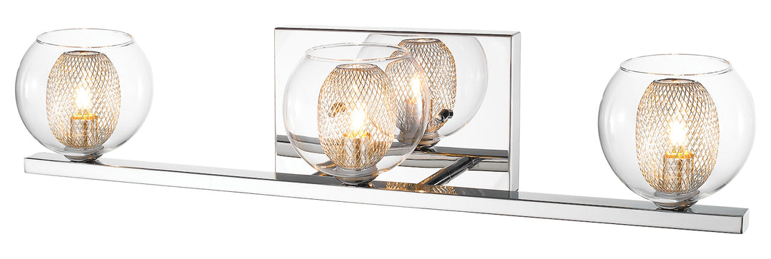 Chrome  3 Light 23-7/32in Wide LED Bathroom Vanity Light by Z-Lite