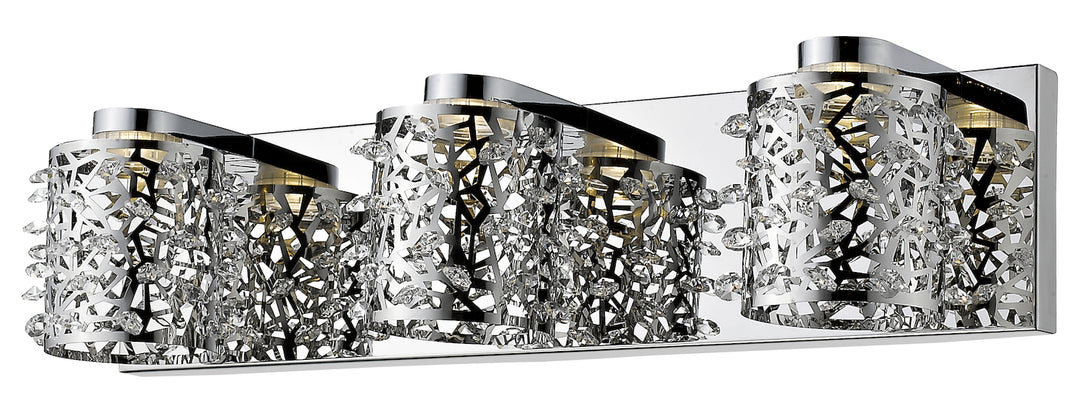 Chrome  3 Light 20-15/32in Wide Integrated LED Vanity Light by Z-Lite