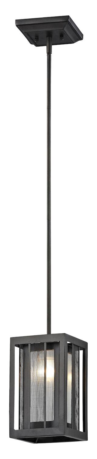 Bronze  Single Light 6in Wide Mini Pendant by Z-Lite
