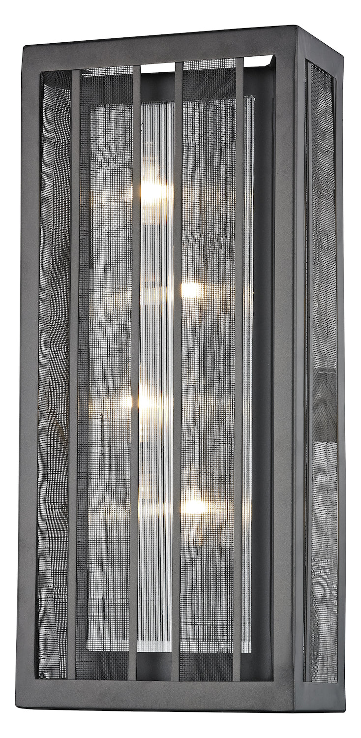 Bronze  4 Light 18in High Wall Sconce by Z-Lite