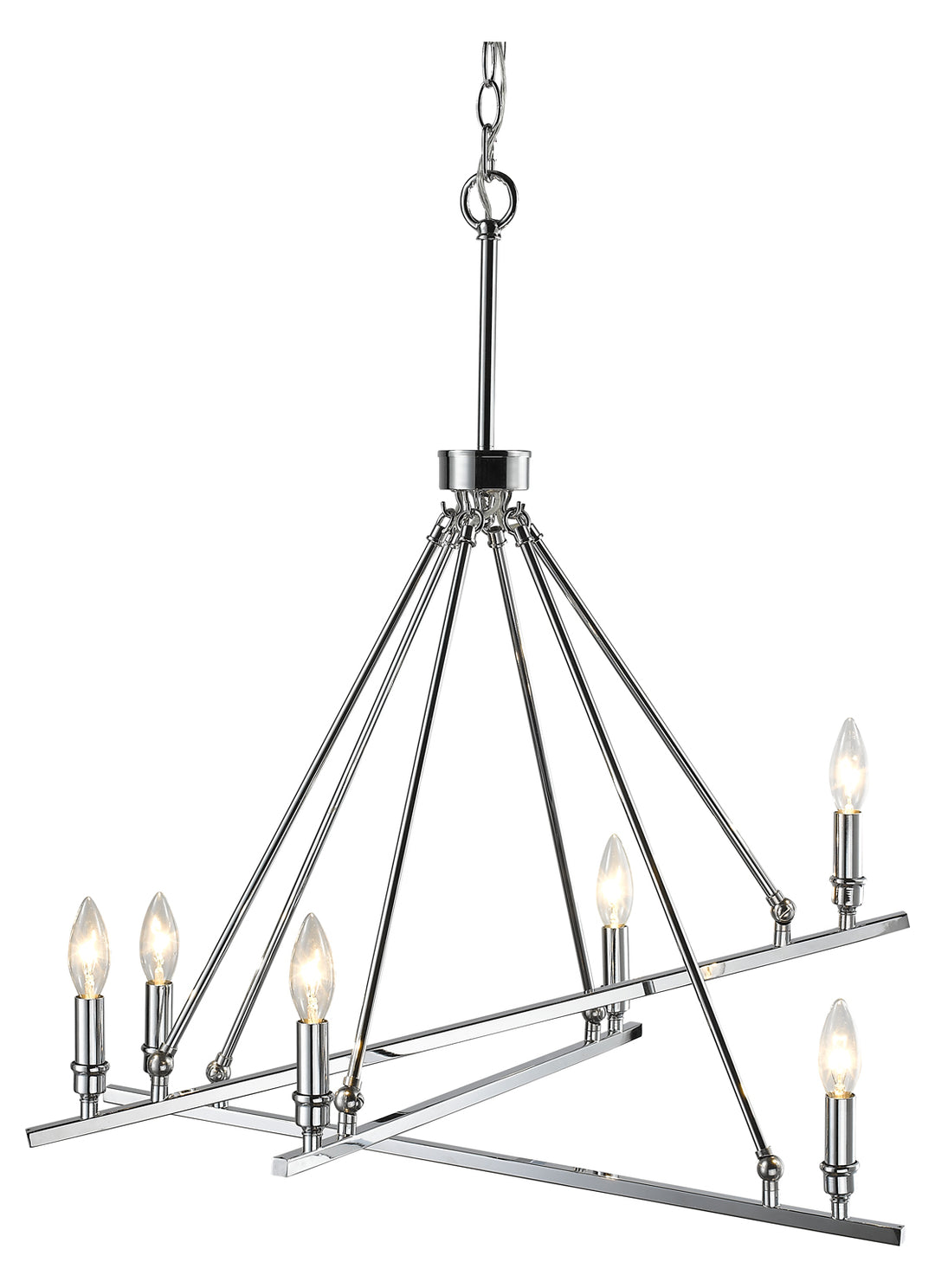 6 Light Chandelier by Golden