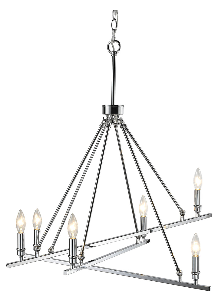 6 Light Chandelier by Golden