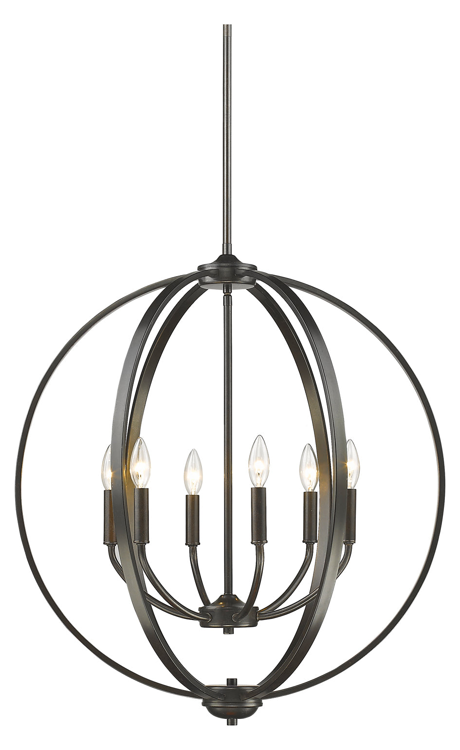 6 Light Chandelier by Golden
