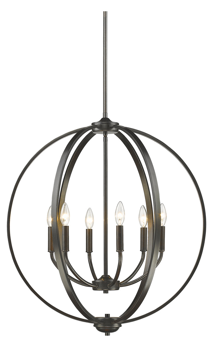 6 Light Chandelier by Golden