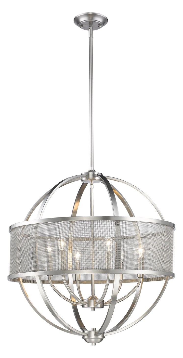6 Light Chandelier (With Shade)