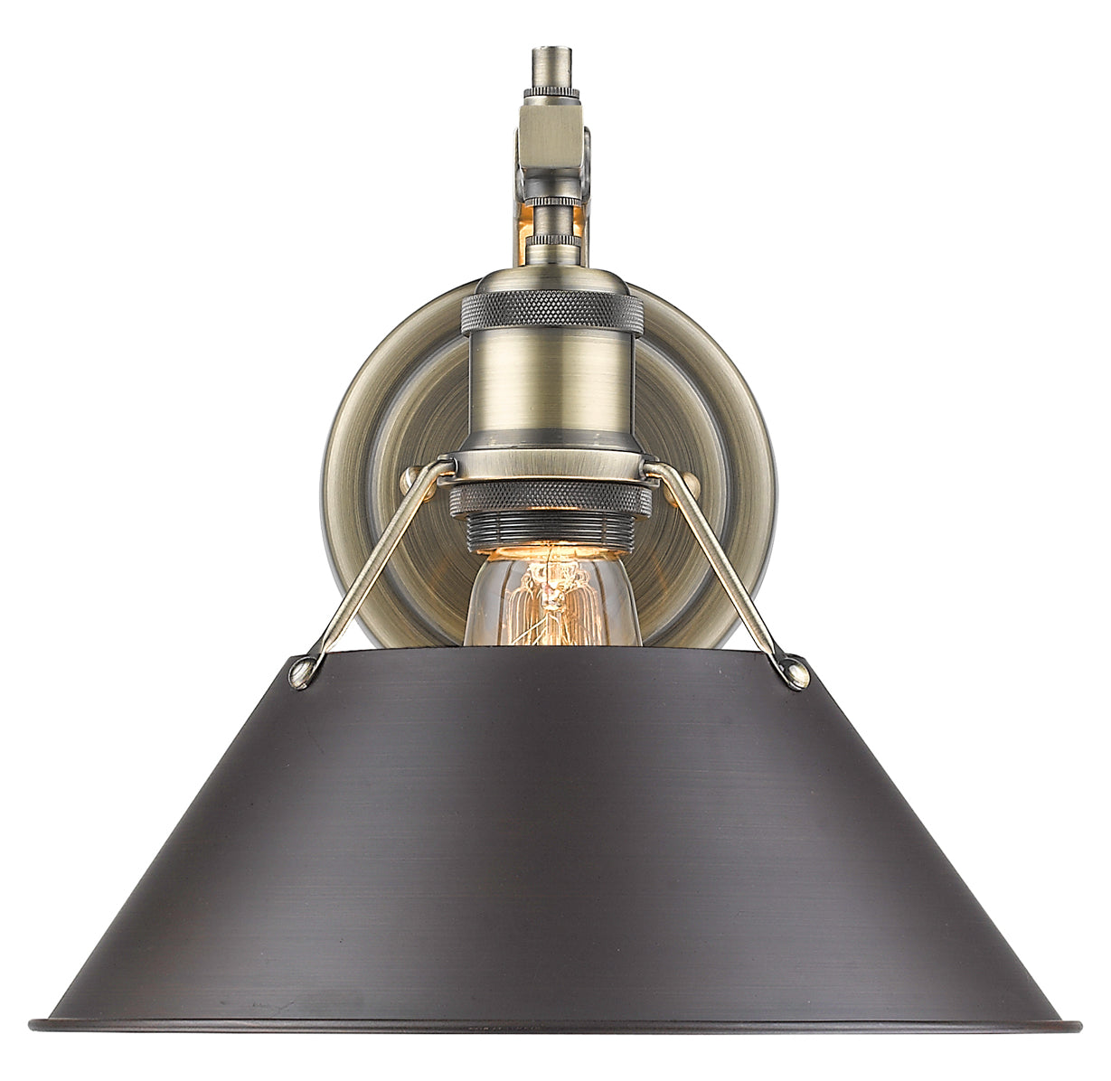 1 Light Wall Sconce by Golden