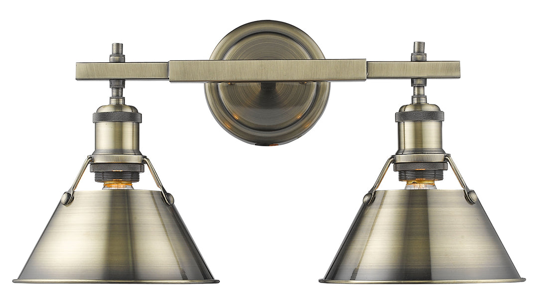 2 Light Bath Vanity by Golden