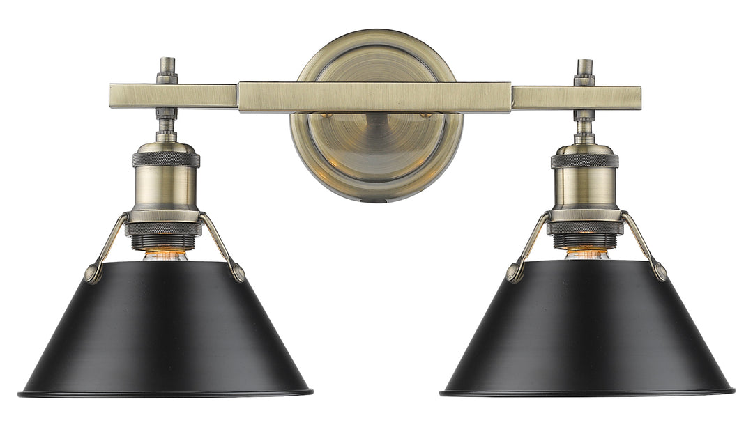 2 Light Bath Vanity by Golden
