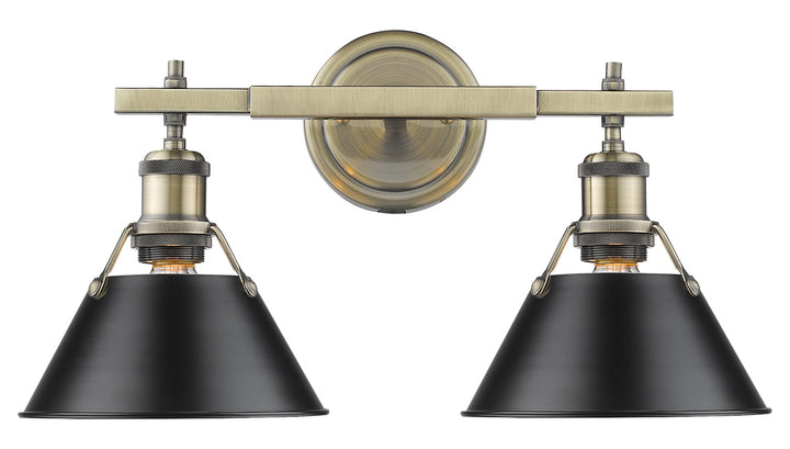 2 Light Bath Vanity by Golden