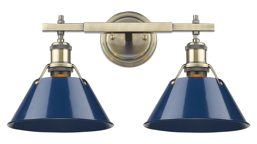 2 Light Bath Vanity by Golden