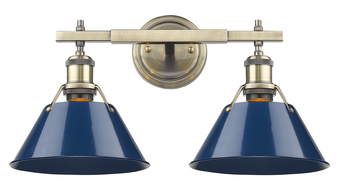 2 Light Bath Vanity by Golden