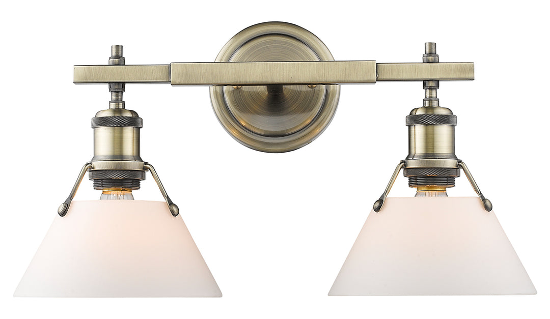 2 Light Bath Vanity by Golden