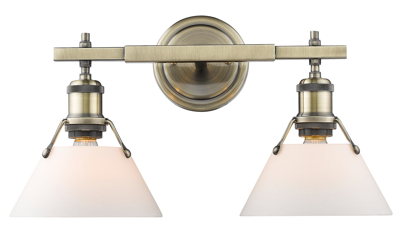 2 Light Bath Vanity by Golden