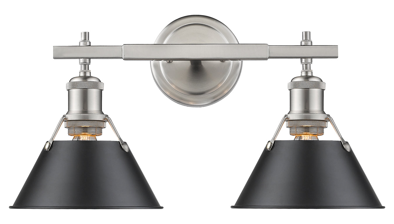 2 Light Bath Vanity by Golden