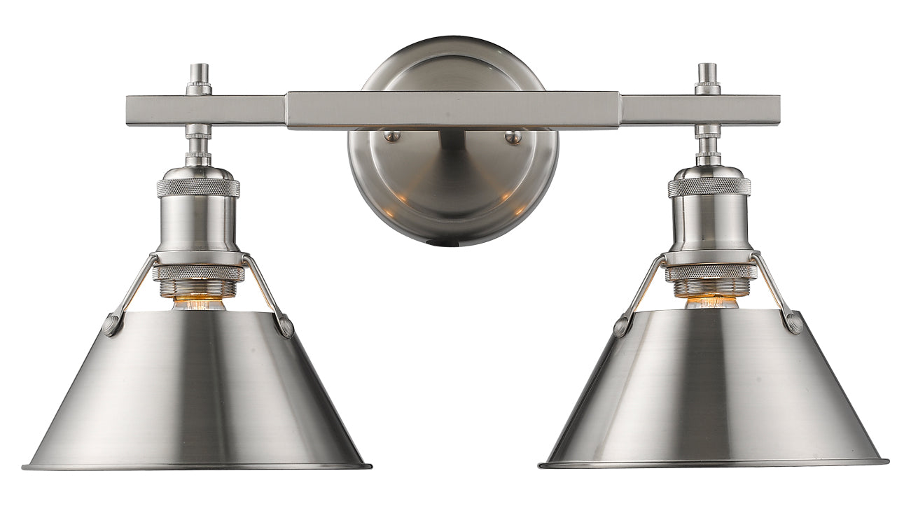 2 Light Bath Vanity by Golden