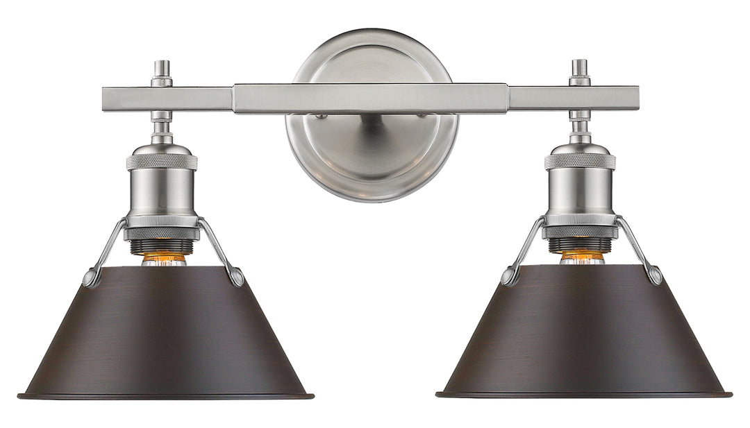 2 Light Bath Vanity by Golden
