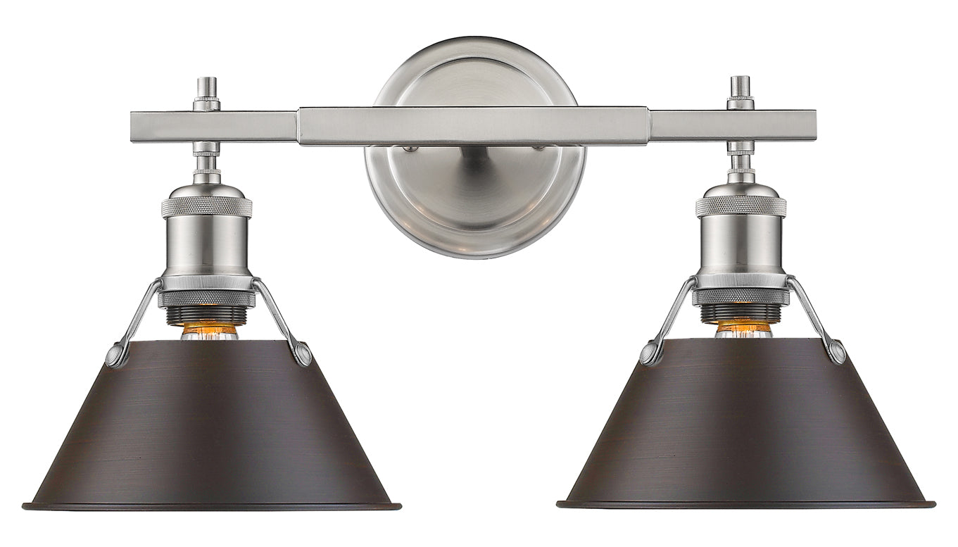 2 Light Bath Vanity by Golden