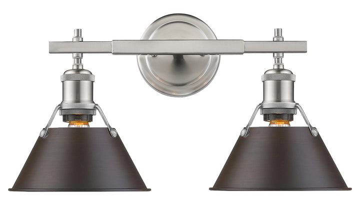 2 Light Bath Vanity by Golden