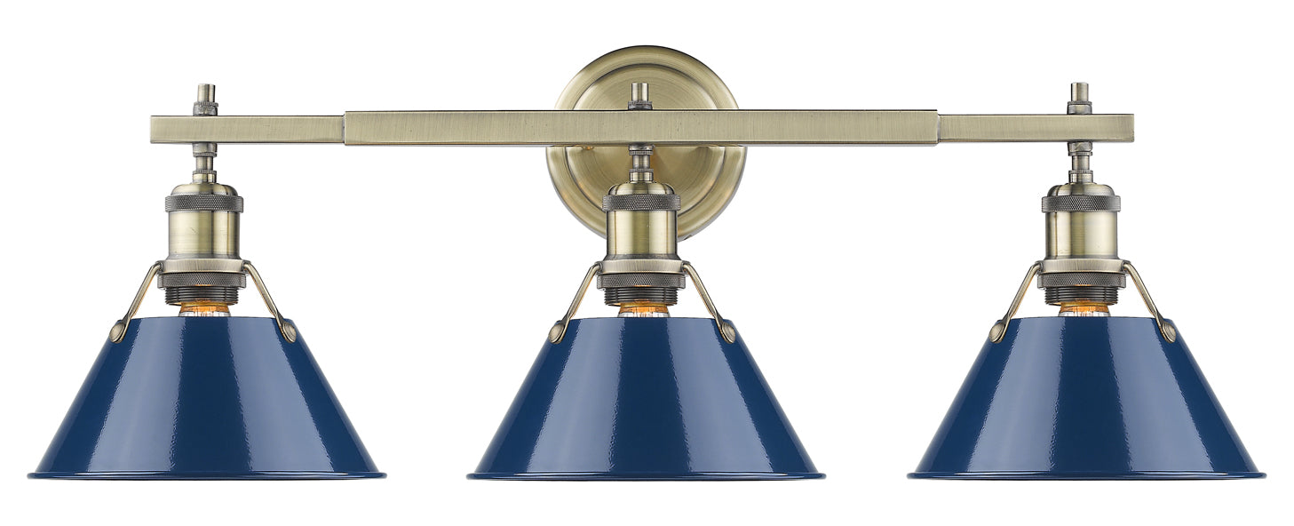 3 Light Bath Vanity by Golden