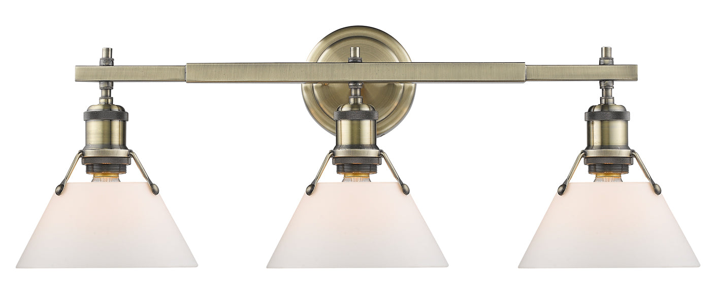 3 Light Bath Vanity by Golden
