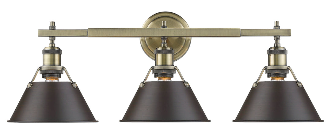 3 Light Bath Vanity by Golden