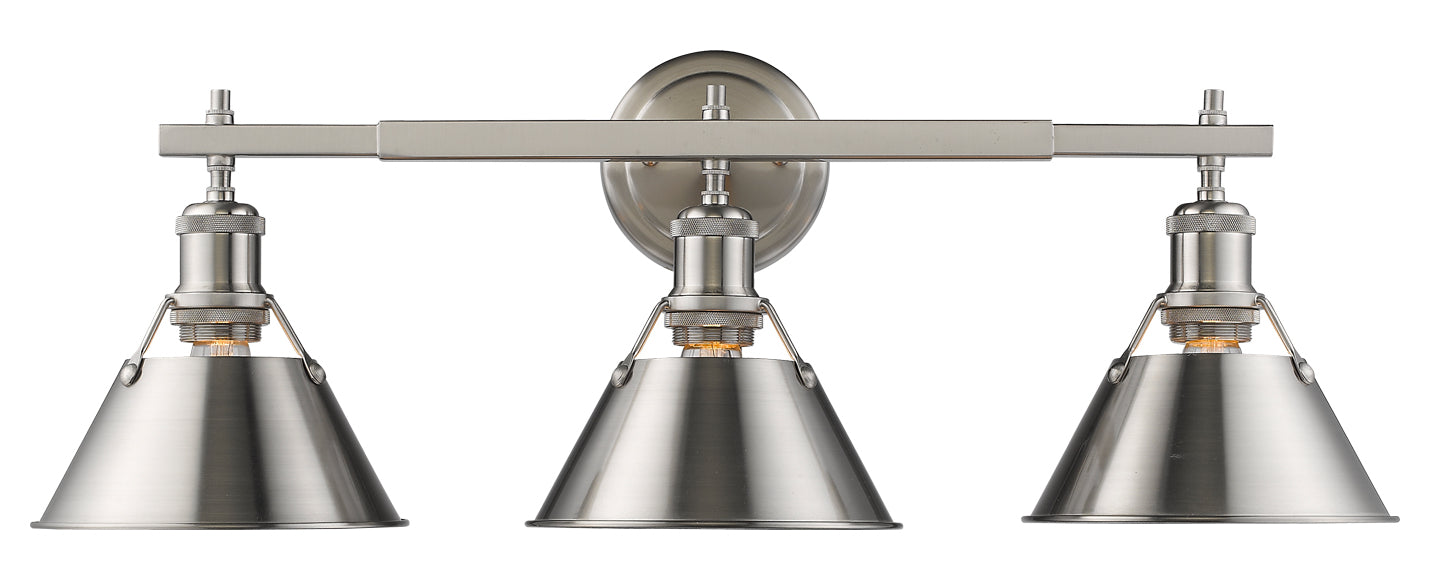 3 Light Bath Vanity by Golden