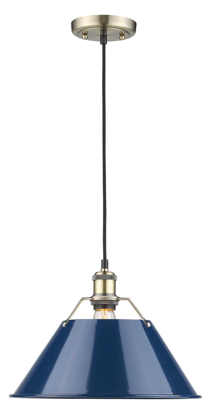 1 Light Pendant - 14In. by Golden