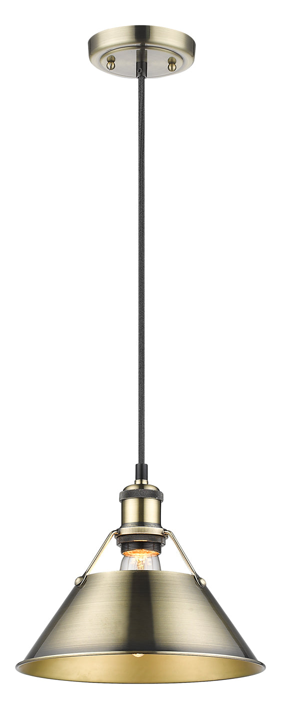 1 Light Pendant - 10In.